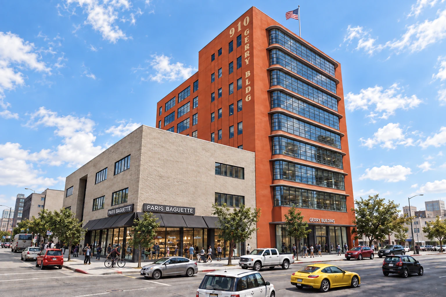 The historic terracotta Gerry Building in Downtown Los Angeles